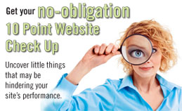 Apply for our FREE 10-point website checkup